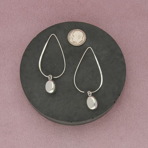 silpada sterling silver just dropping in threader dangle w0821 earrings - Picture 2 of 3